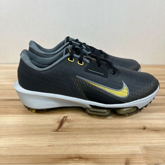 Nike Other - NEW Nike Zoom Infinity Tour 2 Golf shoes cleats Mens 10.5 Black gold